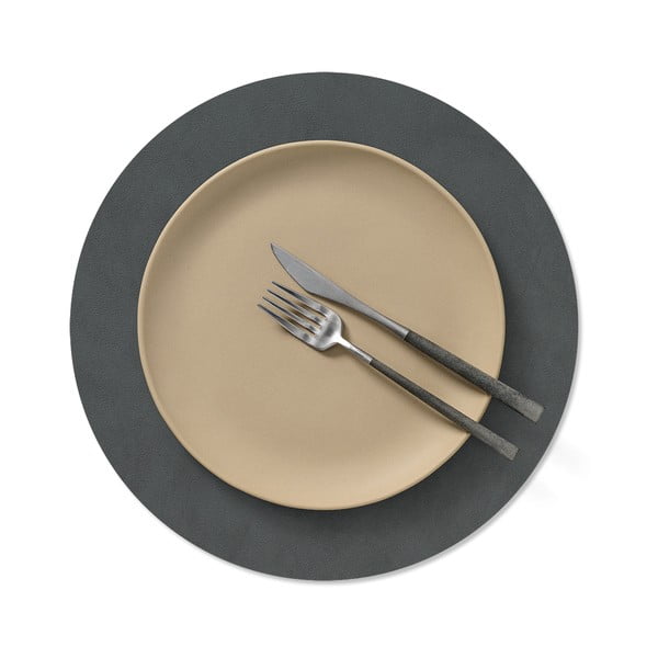 Suport pentru farfurii din piele ecologică ø 30 cm Circle M Nupo – LIND DNA-image-1