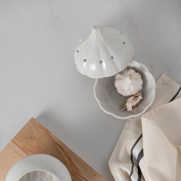 Recipient din gresie pentru ceapă și usturoi Fattoria – Casafina-image-1