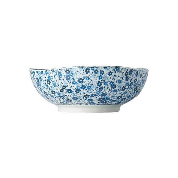 Bol din ceramică MIJ Daisy, ø 17 cm, alb - albastru