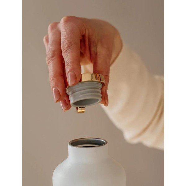 Termos din inox Equa Basic Snow White, 680 ml, alb-image-1