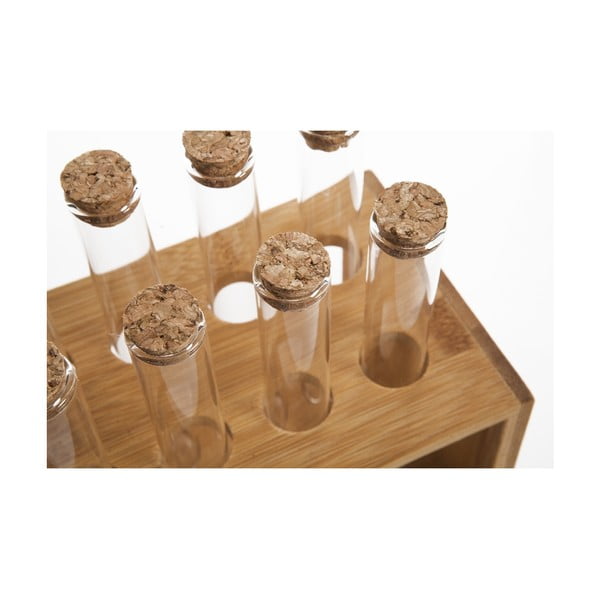 Set 12 eprubete cu suport pentru mirodenii Bambum Vanilla-image-1