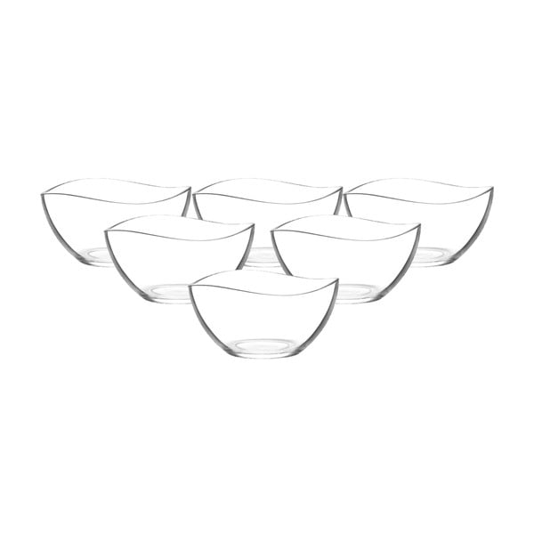 Boluri mici 6 buc. din sticlă 310 ml – Hermia