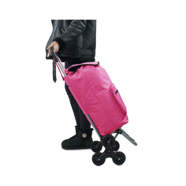 Geantă cărucior cumpărături Hero Atlas, 30 l, roz-image-4