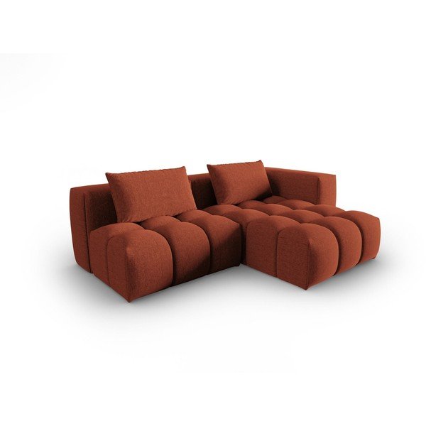 Colțar teracotă (cu colț pe partea dreaptă/cu șezlong) Verona – Cosmopolitan Design