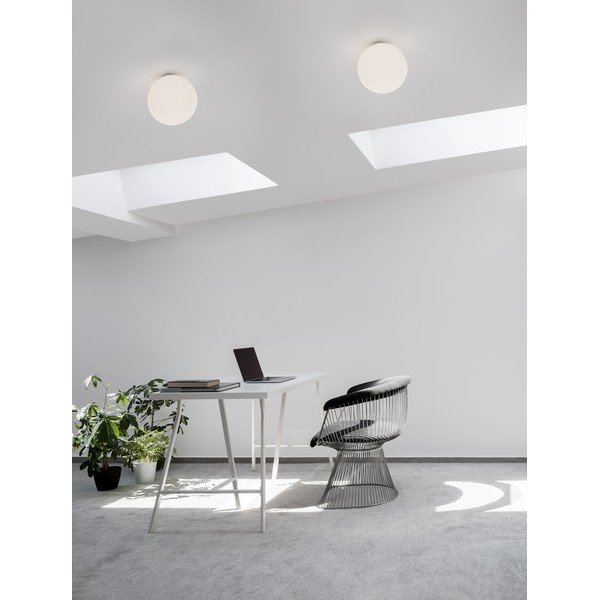 Plafonieră albă din sticlă Nevoso – Nova Luce-image-1