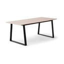 Masă de dining în culoare naturală extensibilă cu blat cu aspect de lemn de stejar 100x210 cm Meza – Hammel Furniture