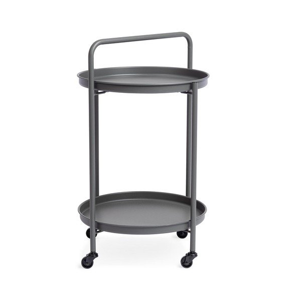 Măsuță de servire din oțel ø 44,5 cm Austin – Bizzotto-image-1