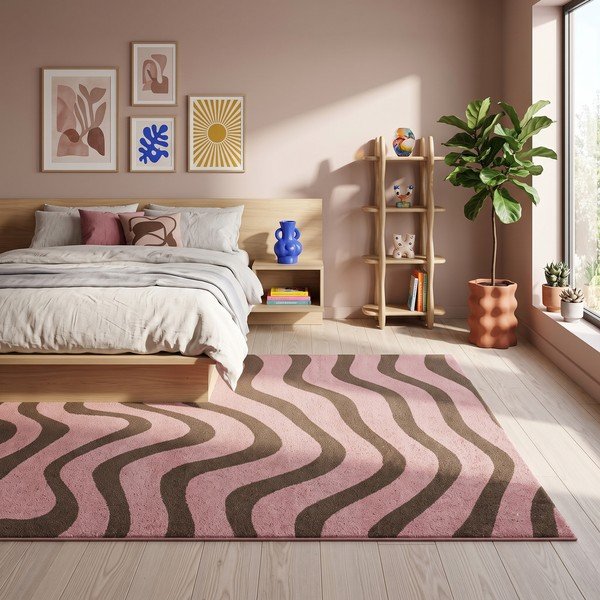 Covor roz/maro 160x230 cm Aurora – ESTE-image-4