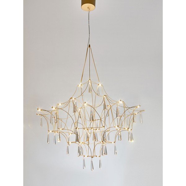 Lustră aurie LED din metal ø 80 cm Goro – Nova Luce-image-3