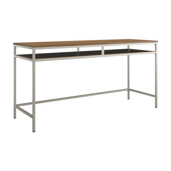 Birou cu blat cu aspect de lemn de nuc 51x153 cm Bradford – Støraa-image-1