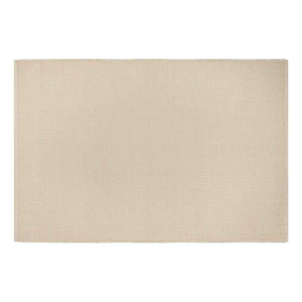 Covor bej țesut manual din lână 200x300 cm Talo – noo.ma