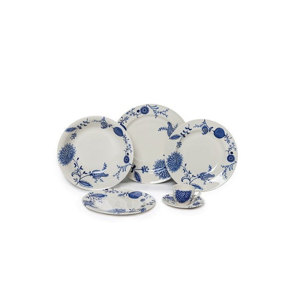 Set veselă 31 piese din ceramică Villa Altachiara Blu-image-1