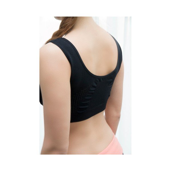 Set 2 sutiene pentru sport InnovaGoods AirFlow Technology Fit x Slim, mărime M, negru - alb-image-1