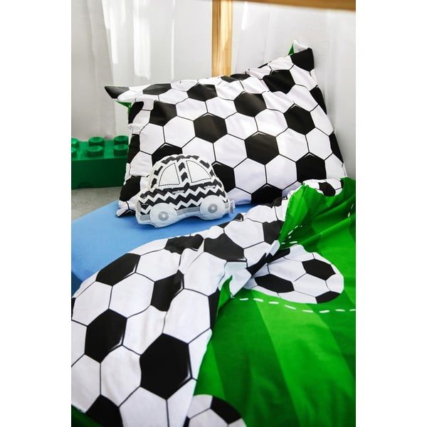 Lenjerie de pat pentru copii din bumbac  140x200 cm Soccer – Bonami Selection-image-1