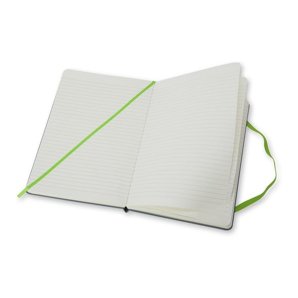 Caiet Moleskine, 240 pag., hârtie dictando, copertă rezistentă, gri-image-2