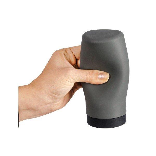 Dozator pentru detergenți Wenko Squeeze, 250 ml, gri-image-1