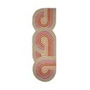 Covor tip traversă roz țesut manual din lână 80x300 cm Spiral Shaped  – Flair Rugs
