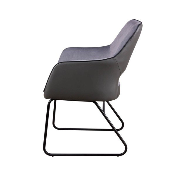 Scaun Sømcasa Delia, gri-image-2