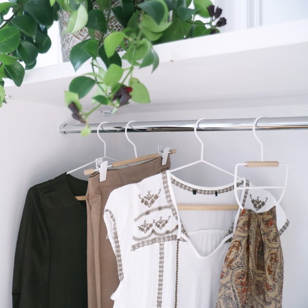 Set 2 umerașe Compactor Frosted White-image-1