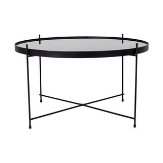 Măsuță de cafea rotundă neagră ø 70 cm Venezia - House Nordic