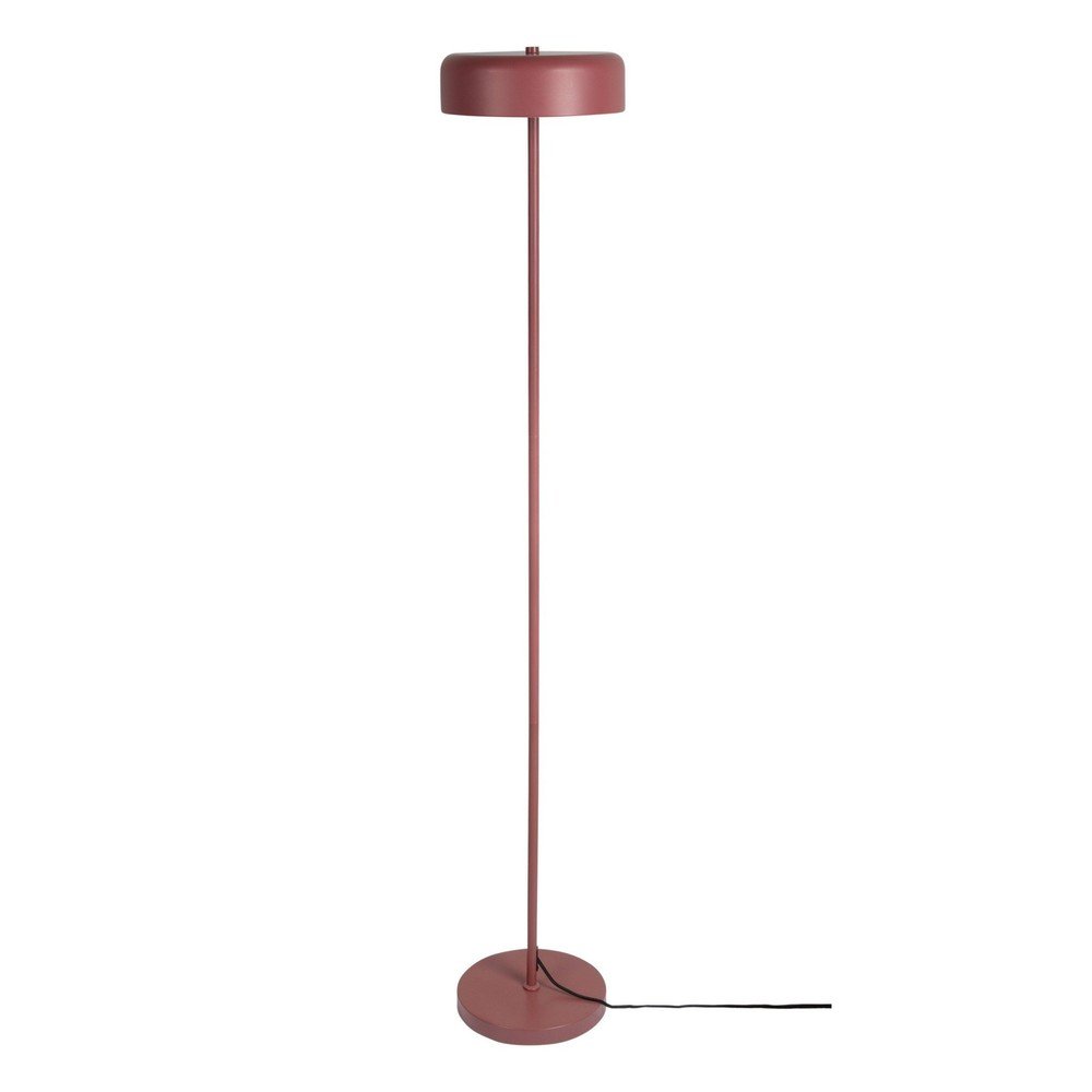 Lampadar burgundy cu abajur din metal (înălțime 140 cm) Riqueza Palo – Leitmotiv