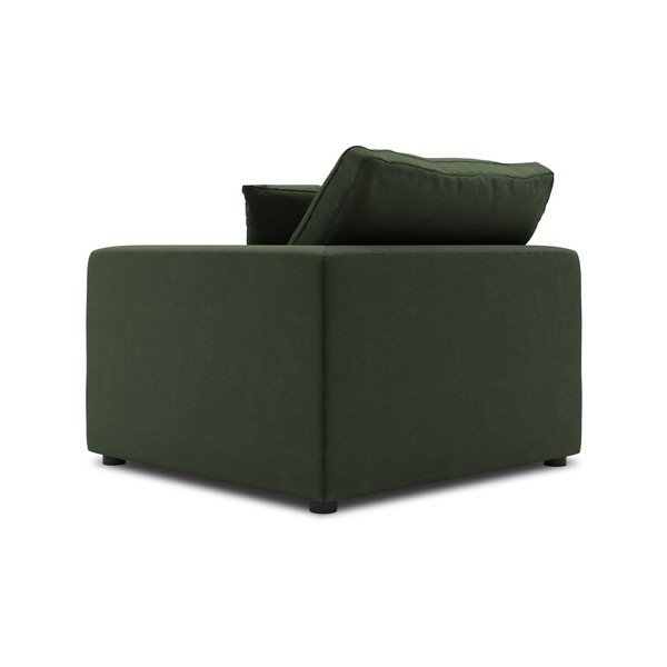Modul cu tapițerie din catifea pentru canapea colț de dreapta Windsor & Co Sofas Galaxy, verde închis-image-3