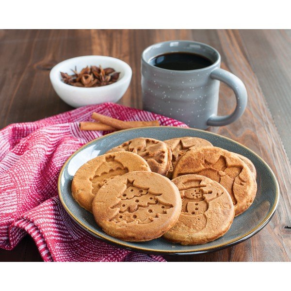 Tigaie pentru 7 clătite Nordic Ware Christmassy-image-1