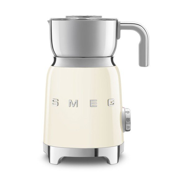 Aparat electric pentru spumă de lapte bej 50's Retro Style  – SMEG