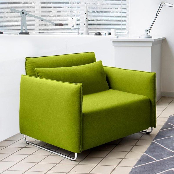 Fotoliu extensibil Softline Cord, verde lime-image-1