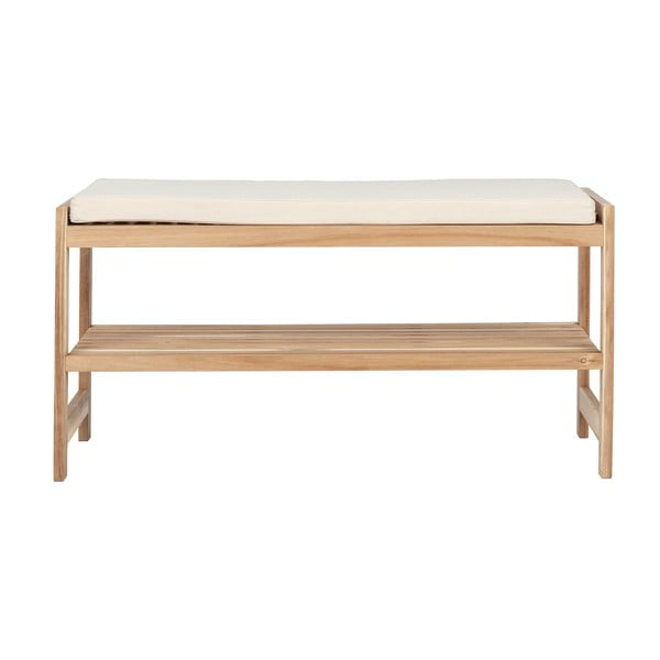 Pantofar în culoare naturală cu bancă din lemn masiv de acacia Acina – Wenko-image-3