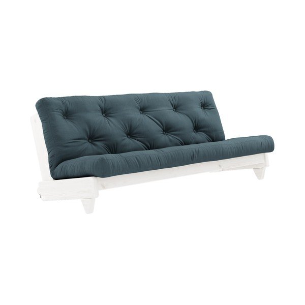 Canapea variabilă KARUP Design Fresh White/Petrol Blue, albastru petrol-image-1