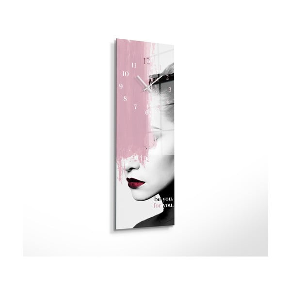 Ceas de perete din sticlă Be you - Styler-image-2