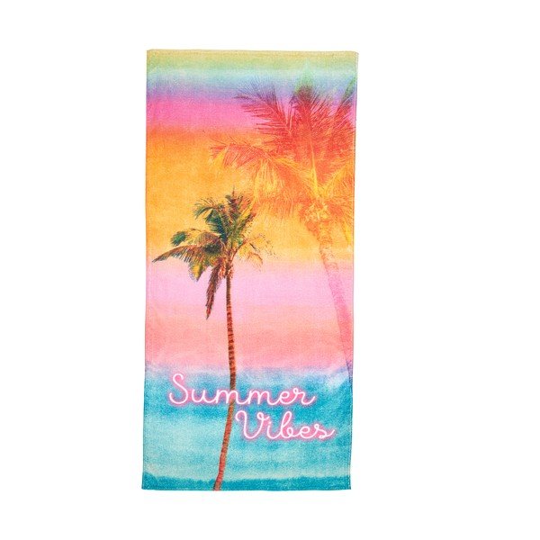 Prosop de plajă din bumbac din frotir 76x160 cm Summer Vibes – Sassy B