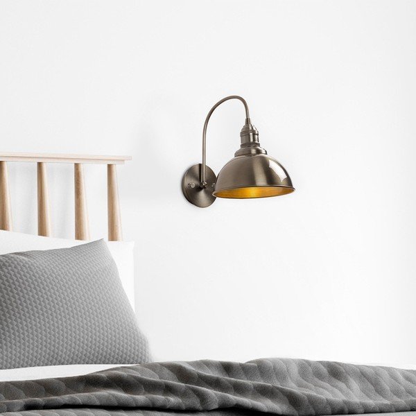 Aplică de perete alămie ø 21 cm Varzan – Opviq lights-image-2