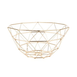 Fructieră PT LIVING Diamond, ⌀ 30 cm, auriu