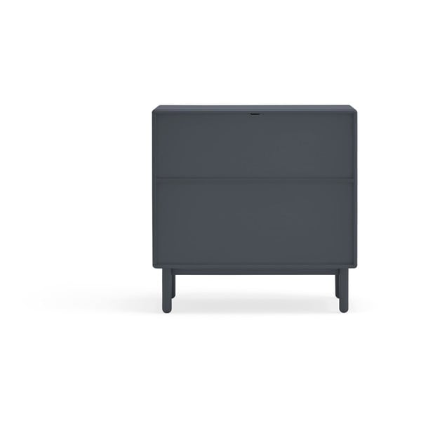 Comodă joasă de culoare gri închis 90x90 cm Corvo - Teulat-image-3