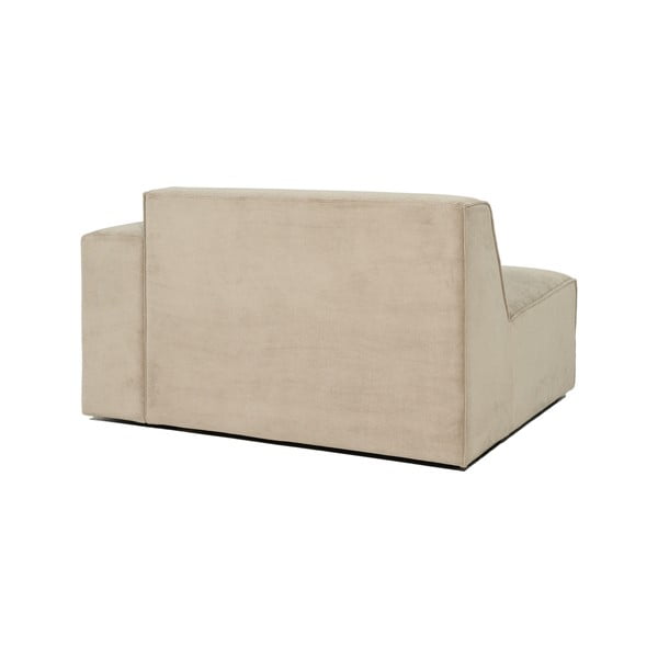 Modul pentru canapea bej   din catifea reiată  (partea dreaptă) Sting - Scandic-image-3