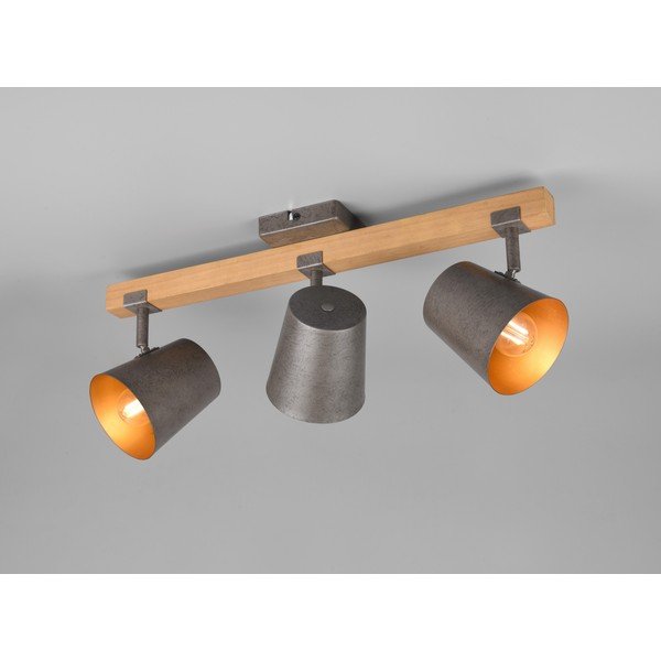 Spot gri închis/în culoare naturală 14x54 cm Bell – Trio-image-1