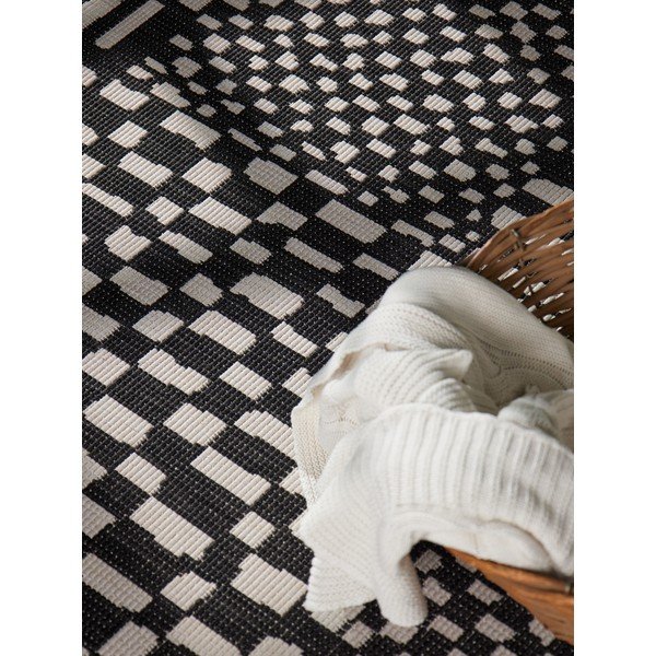 Covor pentru exterior și interior negru/crem 120x170 cm Haringey Barkham – Ted Baker-image-3