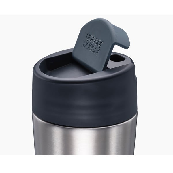 Cană de voiaj albastru-argintiu 450 ml Sipp – Joseph Joseph-image-4