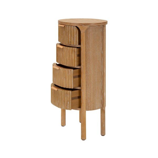 Dulap în culoare naturală din lemn de brad 38x82x33,5 cm Gothenburg – Mauro Ferretti-image-4