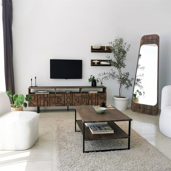 Măsuță de cafea maro 60x85 cm Neta – Neostill-image-2