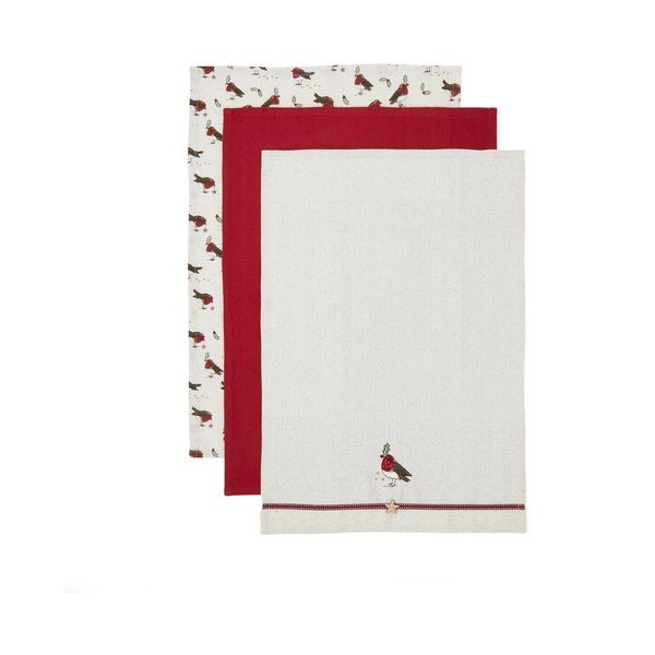 Prosoape de vase 3 buc. din amestec de in 45x65 cm Robin's Retreat – Cooksmart ®-image-1