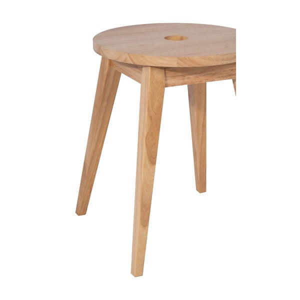 Scaun în culoare naturală deschisă din lemn de arbore de cauciuc Club – Bonami Essentials-image-3