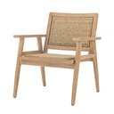 Fotoliu de grădină în culoare naturală din lemn masiv Sorrento – Bloomingville