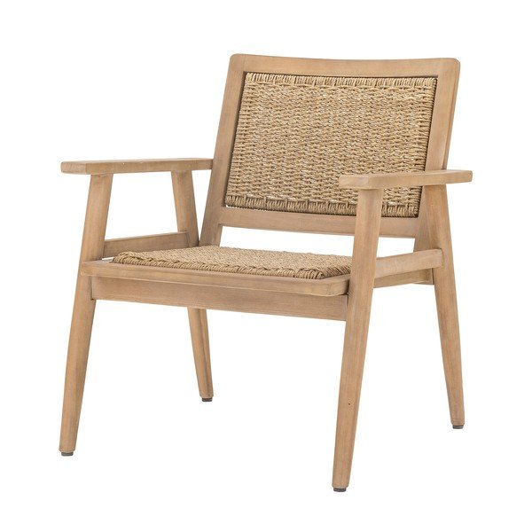 Fotoliu de grădină în culoare naturală din lemn masiv Sorrento – Bloomingville