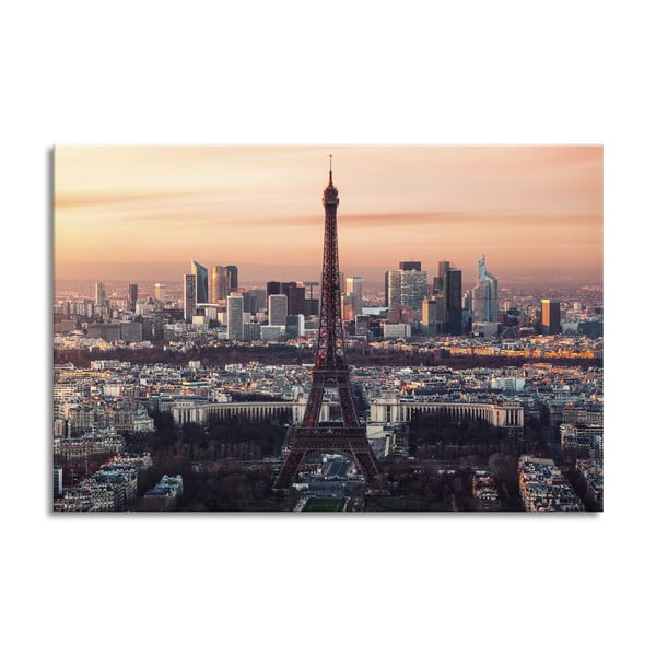 Tablou Styler Glas Eiffel Tower, 80 x 120 cm