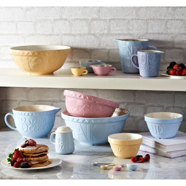 Bol ceramic pentru budincă Bake My Day Blue, 16 cm-image-1