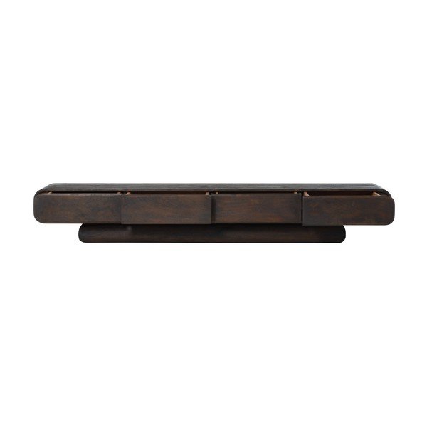 Comodă TV în culoare naturală din lemn de mango 220x34x45 cm Loop – WOOOD-image-3