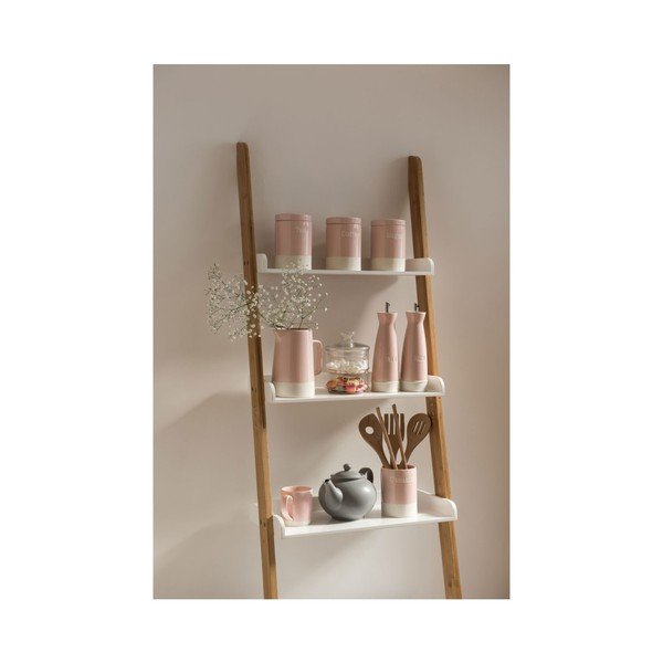 Recipient din ceramică pentru cafea Premier Housewares, 616 ml, roz-image-1